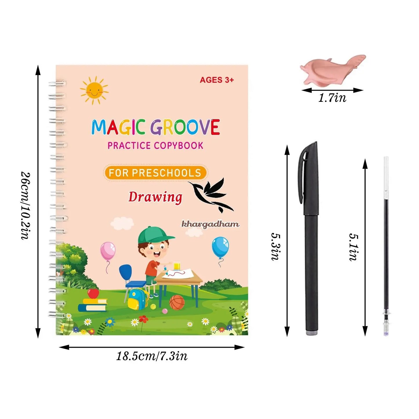Sank Magic Book (4pc+10refills)
