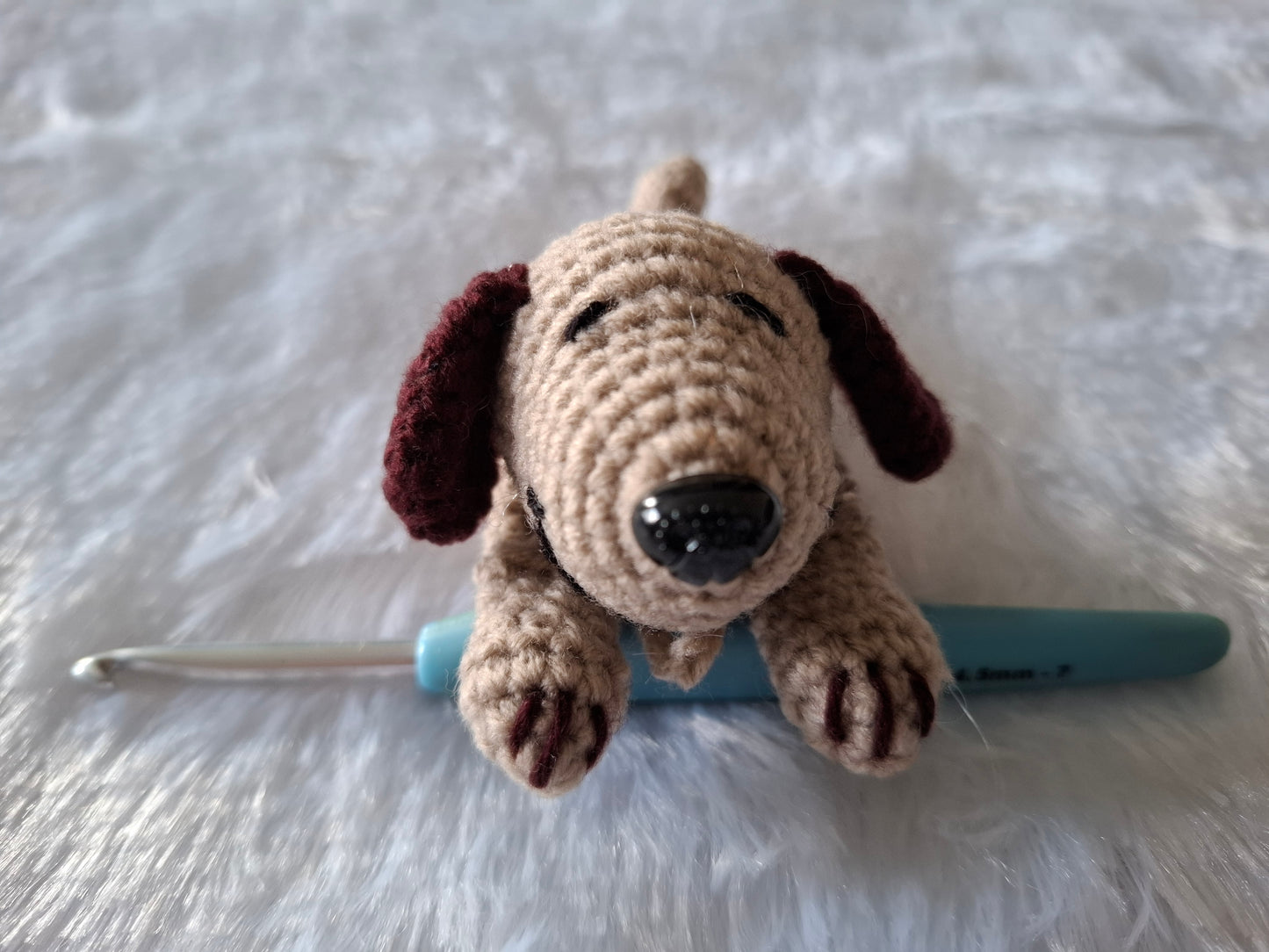 Sleepy Puppy Key Cover | Craftica