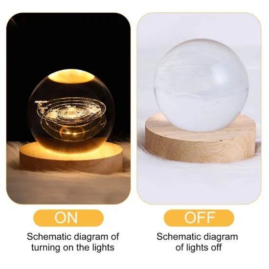 3D Crystal Night Lamp