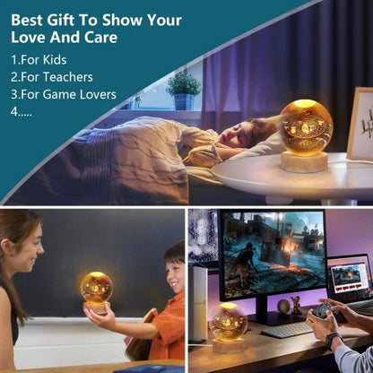 3D Crystal Night Lamp