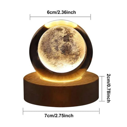 3D Crystal Night Lamp