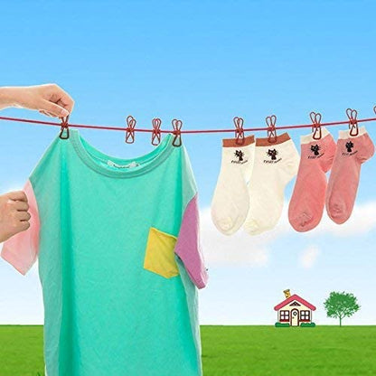 Clothes Drying Rope With Clip