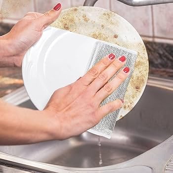 Double Layered Steel Dishwasher Cloth