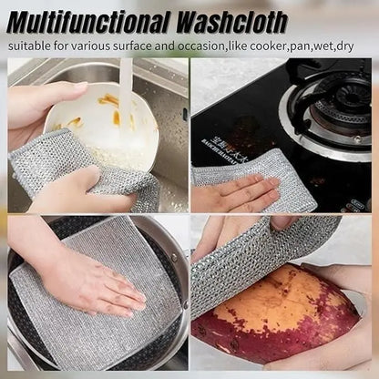 Double Layered Steel Dishwasher Cloth
