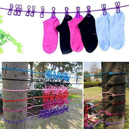 Clothes Drying Rope With Clip