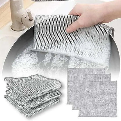 Double Layered Steel Dishwasher Cloth