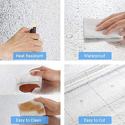 Silver Kitchen Wallpaper Sticker - Karkari (60*200 cm)