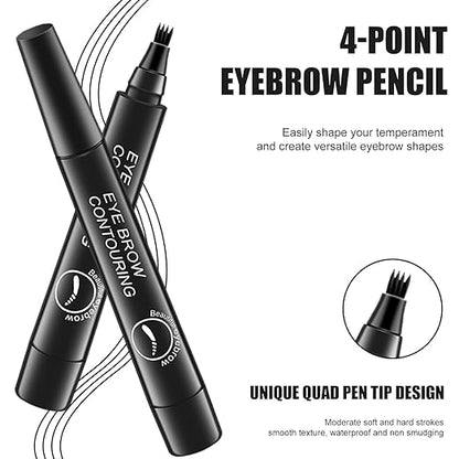 4 Tip Eyebrow Pen (Black)