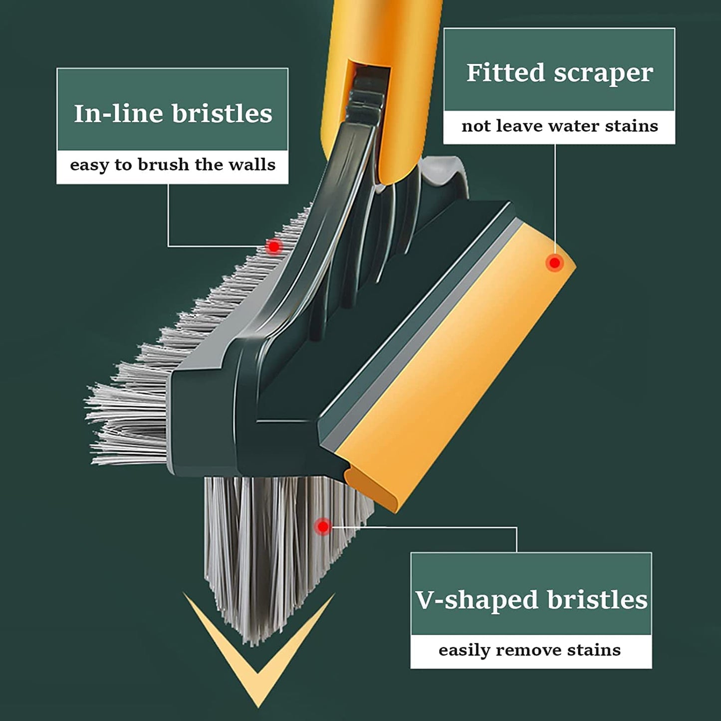 3 in 1 Bathroom Cleaning Brush