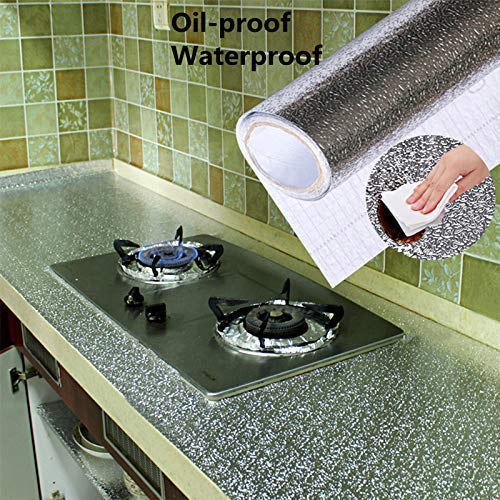 Silver Kitchen Wallpaper Sticker - Karkari (60*200 cm)
