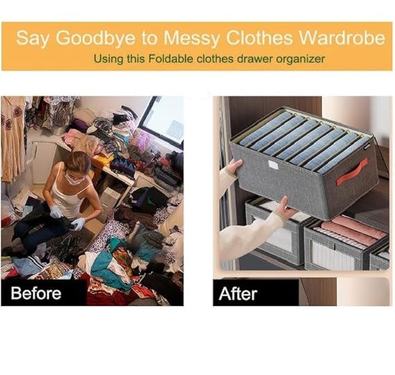 Folding Storage Box With Lid 26 L