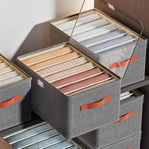 Folding Storage Box With Lid 26 L