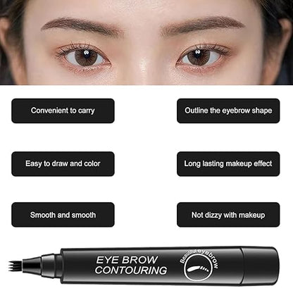 4 Tip Eyebrow Pen (Black)