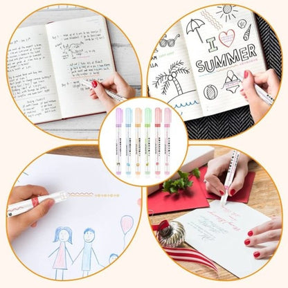 6 Pcs Line Maker Pen