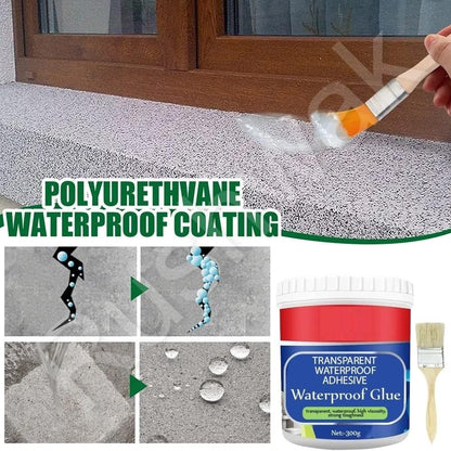 Transparent Waterproof Glue with Brush