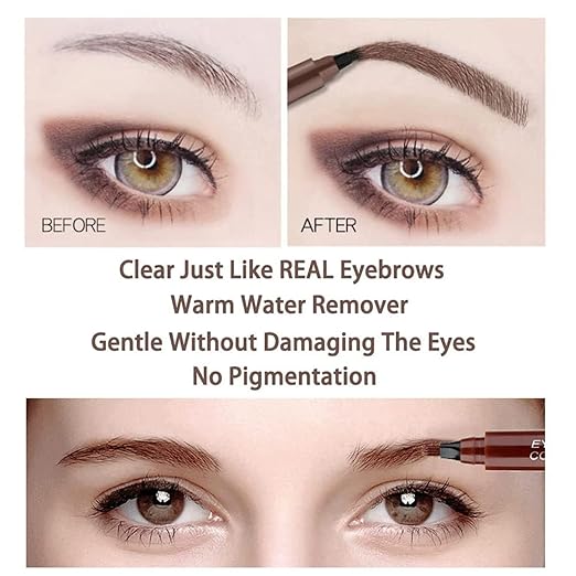 4 Tip Eyebrow Pen (Brown)