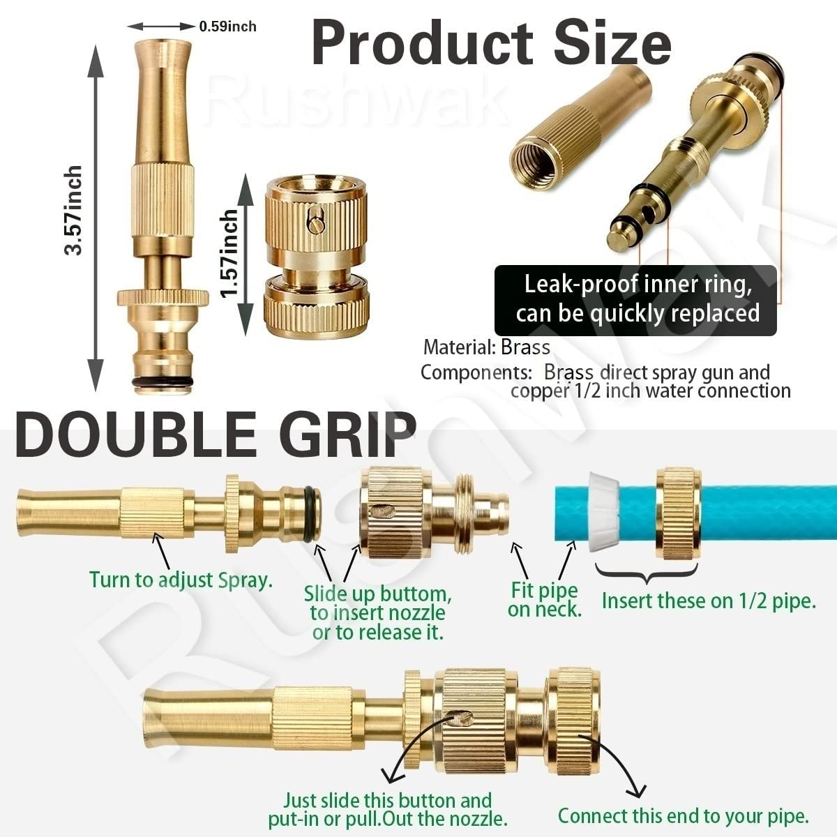 BRASS NOZZLE SPRAY GUN