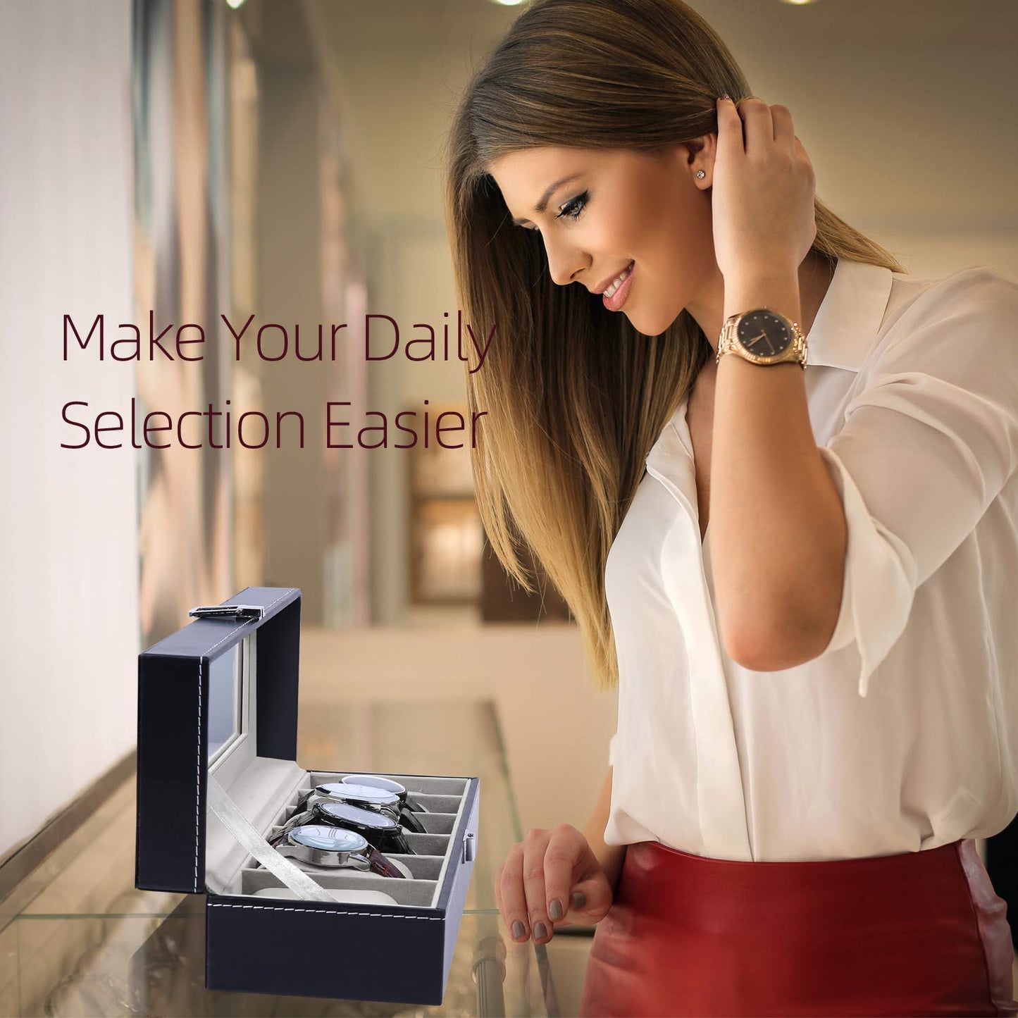6 Slot Watch Box