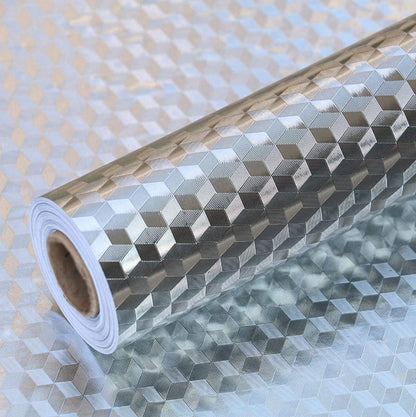 SILVER FOIL STICKER