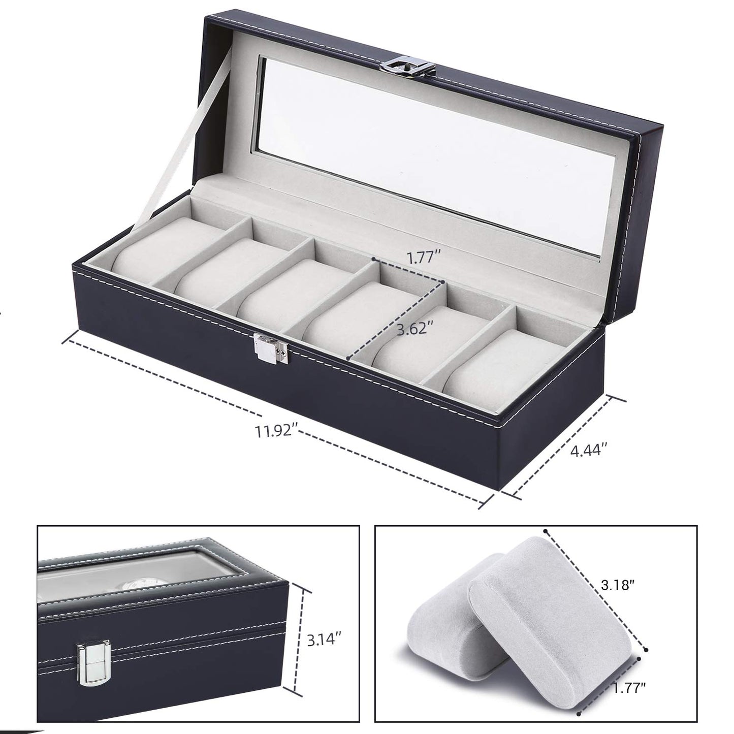 6 Slot Watch Box