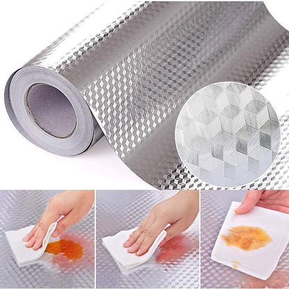 SILVER FOIL STICKER
