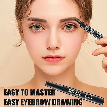 4 Tip Eyebrow Pen (Black)