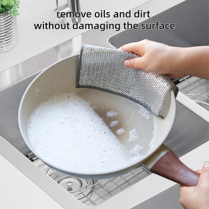 Double Layered Steel Dishwasher Cloth