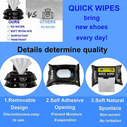 Shoe Cleaning Wipes (80pcs)