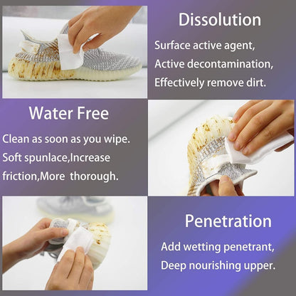 Shoe Cleaning Wipes (80pcs)
