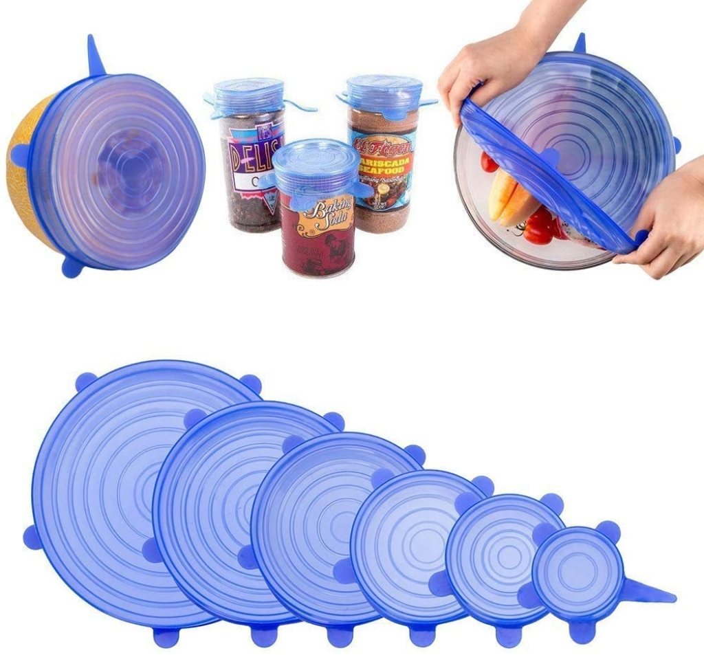 6 Pcs Silicon Lids
