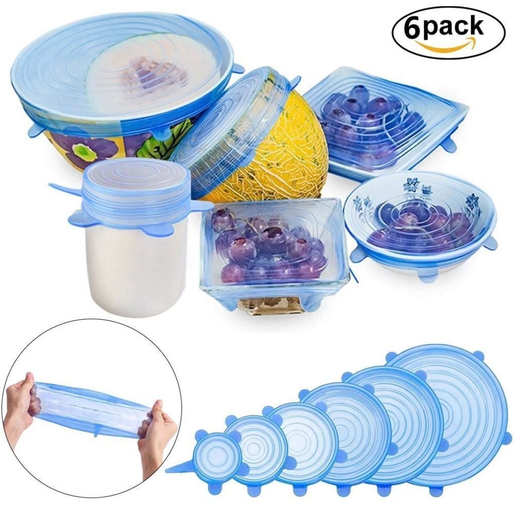 6 Pcs Silicon Lids