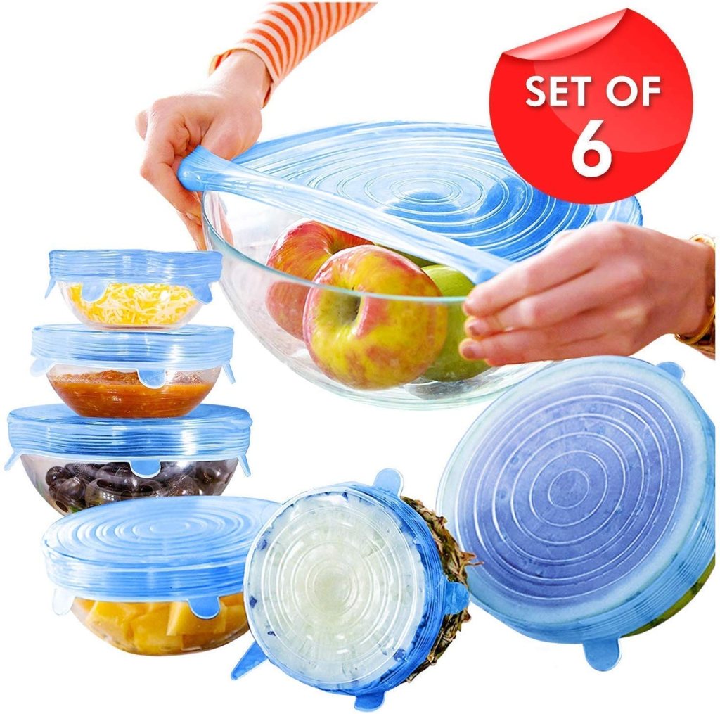 6 Pcs Silicon Lids