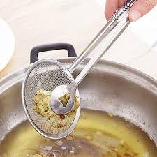 SS Frying Spoon With Clip
