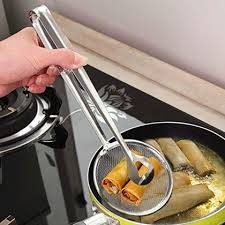 SS Frying Spoon With Clip